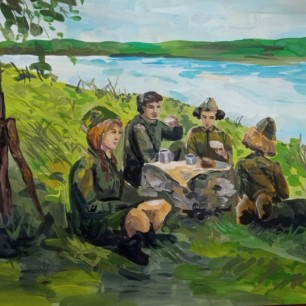 О мужестве девушек в шинелях