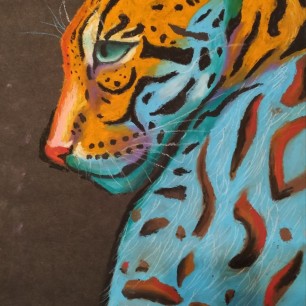 Оцелот-хищник