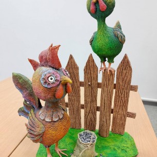 Утро в деревне.