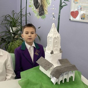 Макет церкви Вознесения Господня в Коломенском