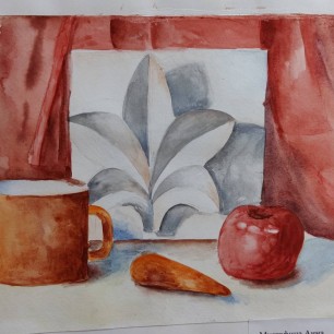 Натюрморт в тёплых тонах