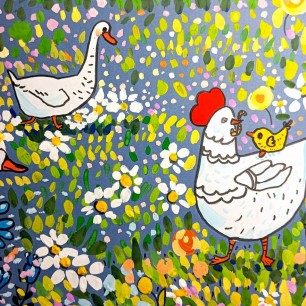 "На цветной полянке"