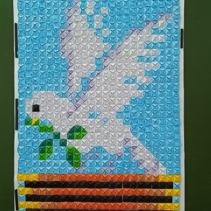 Панно "Голубь мира"