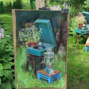Летом на даче