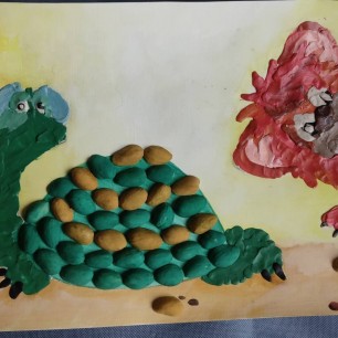 Лев и черепаха