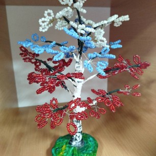 Триколорная берёзонька