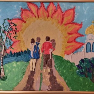 Рисунок "Летний закат"