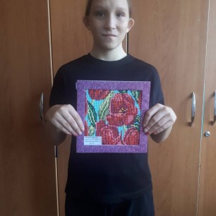 Панно "Маки"