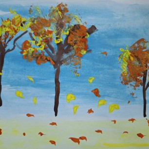 Яркая осень