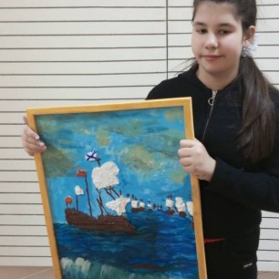 Море с парусником