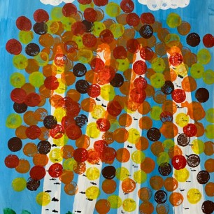 Осенние березки