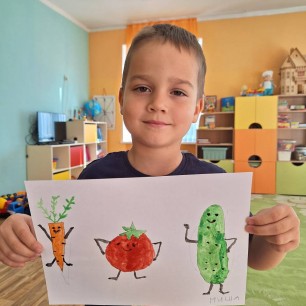 "Весёлые овощи"
