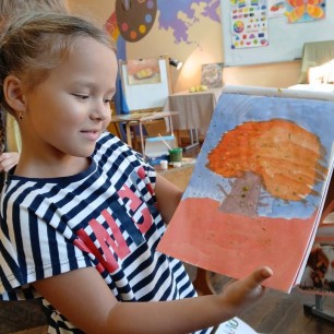 Осенний дуб