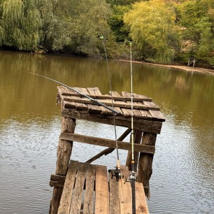 На рыбалке
