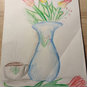 Цветы в вазе