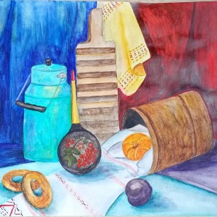 Натюрморт "Мелодия прошлого"