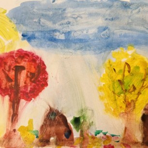 Деревенская осень