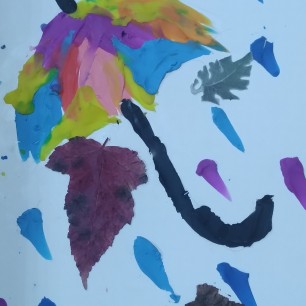 "Разноцветный зонтик"