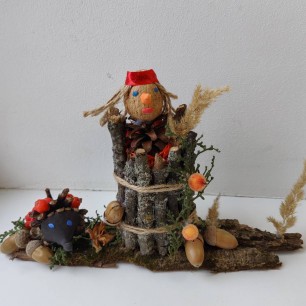 "Баба  Яга в ступе".