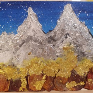 Вечерние осенние горы