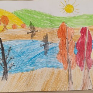 Уж небо осенью дышало