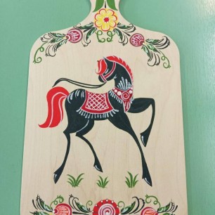 Городецкий конь, разделочная доска