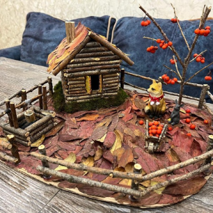 Зайка и лисичка собрали урожай