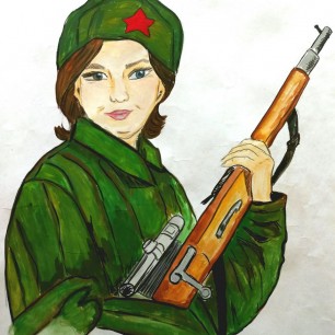 Девушка-снайпер
