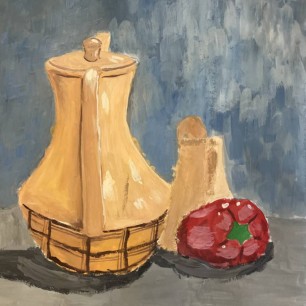 Натюрморт гуашью