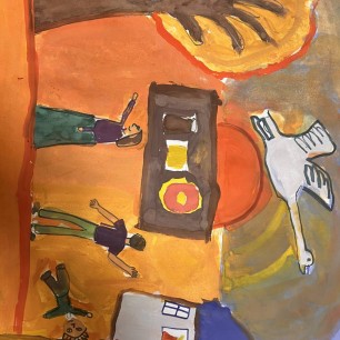 Загадочный закат