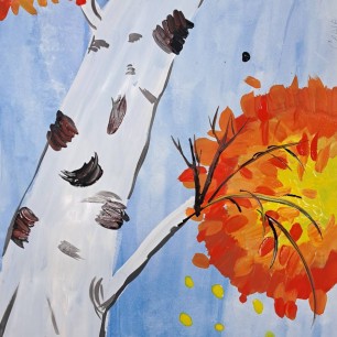 Золотая берёза