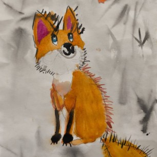 Малыш лисёнок