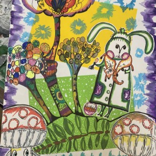 В осеннем сказочном лесу