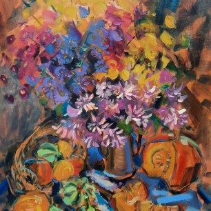 "Натюрморт с тыквами"