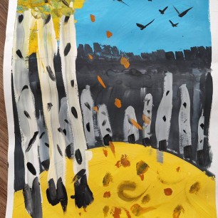 Березовый лес