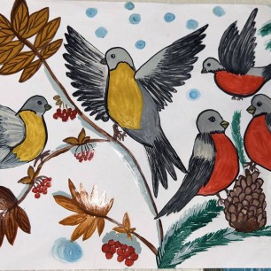 «зимние птички»