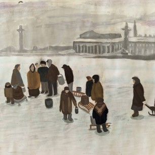 "Тяжелое время блокады Ленинграда"