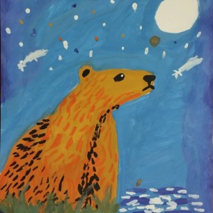 "Капибара под луной"