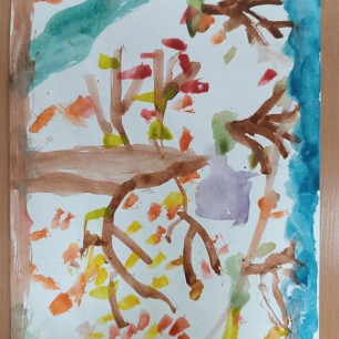 Природа осенью оделась