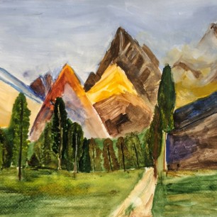 "Осень в горах, Адыгея"