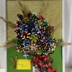 Творческую работу: картина «Осенний букет»