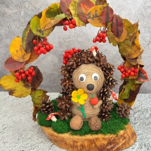 Волшебный осенний ёжик