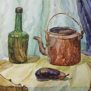 "Натюрморт с медным чайников"
