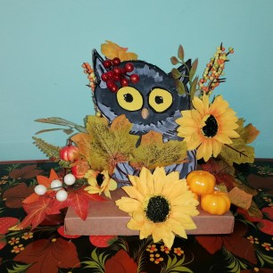 "Сова в осеннем лесу"