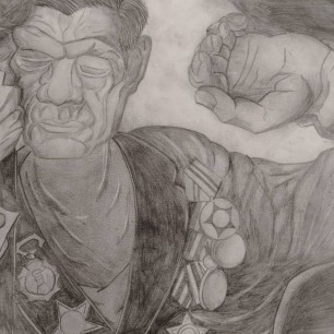 Иллюстрация к произведени. А.Лиханова "Голгофа"