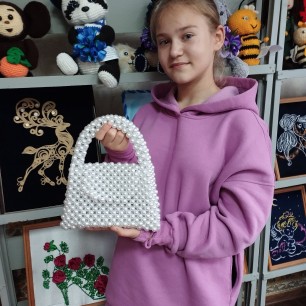 Сумка из бусин