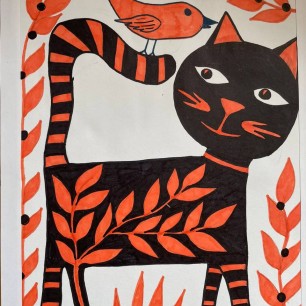 Осенний котик