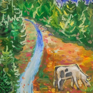 "В предгорьях Чарыша. Горный Алтай"