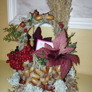 Поделка из природного материала "Осеннее вдохновение"