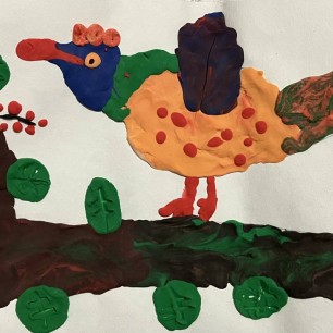 Разноцветный андский петушок